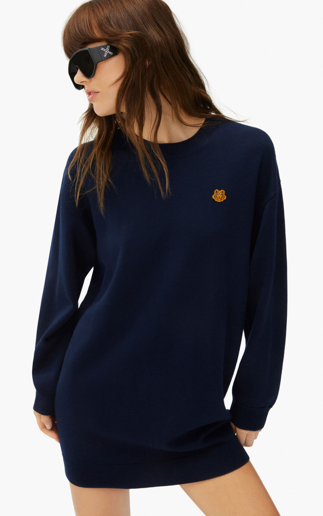 Kenzo Tiger Crest jumper Klänning Dam | 87241-KLTJ